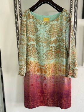 Maeve Anthropologie tunic in ombré with pockets. EUC.